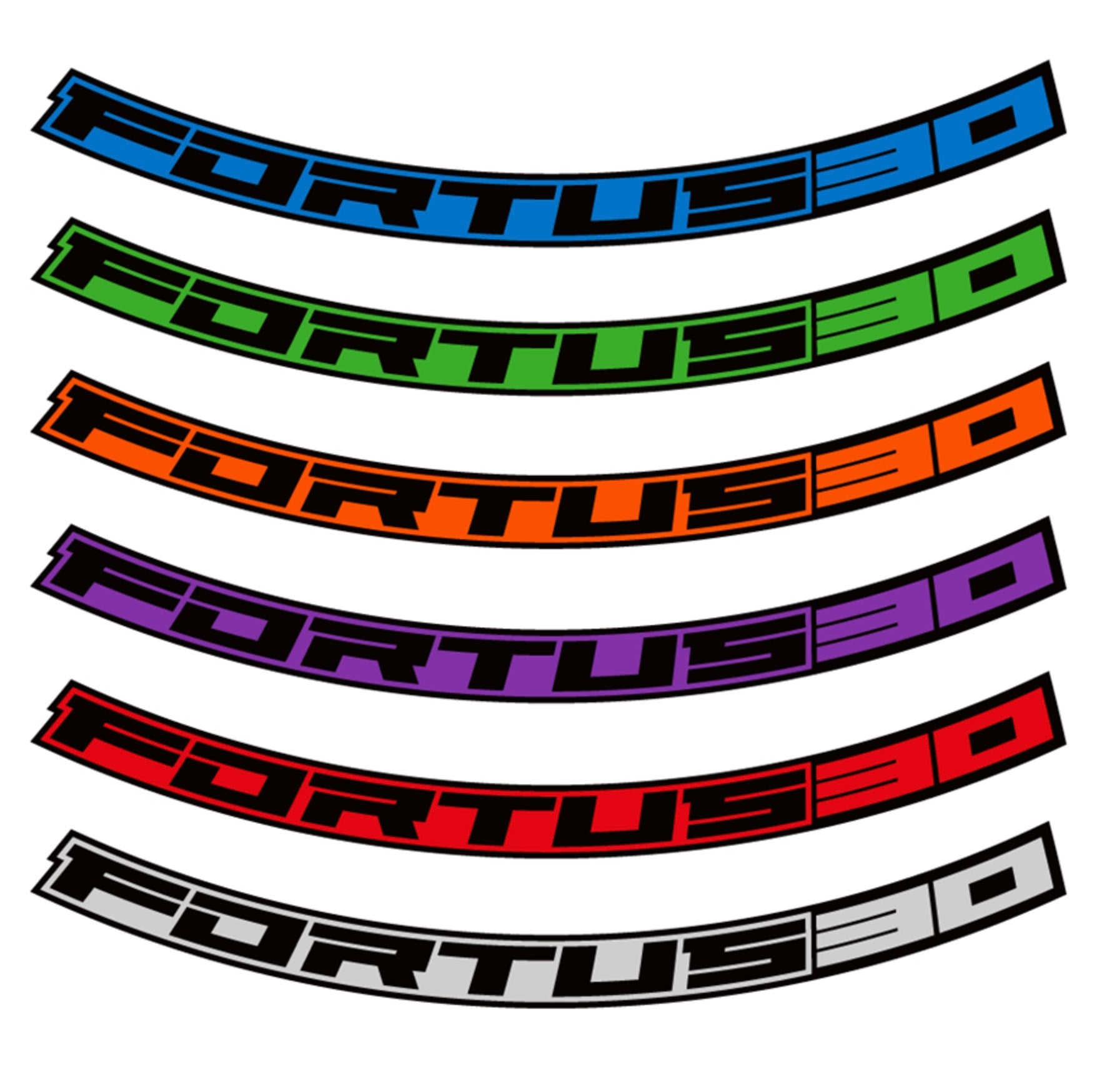 Fortus Rim Decal Kit