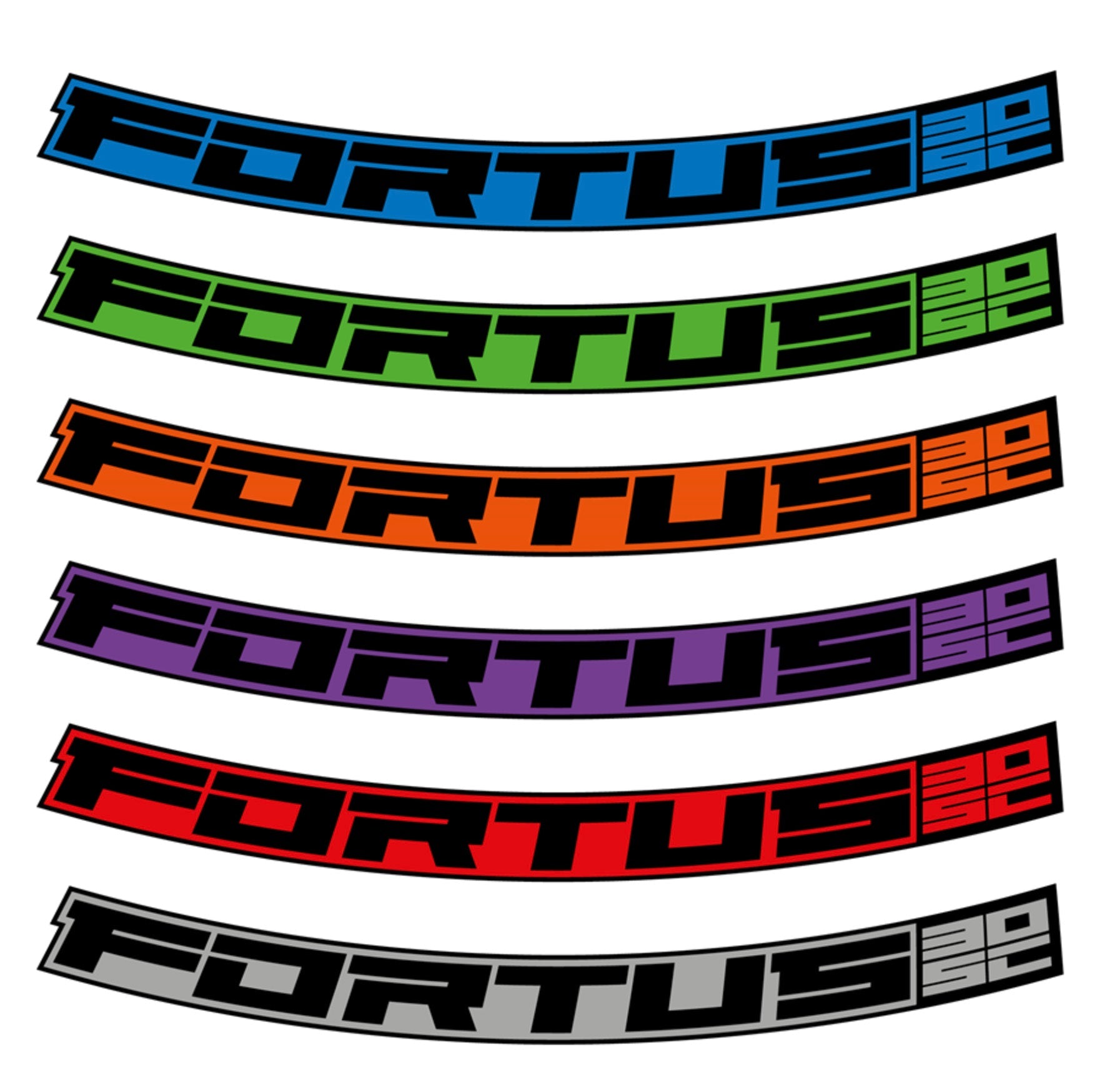 Fortus Rim Decal Kit